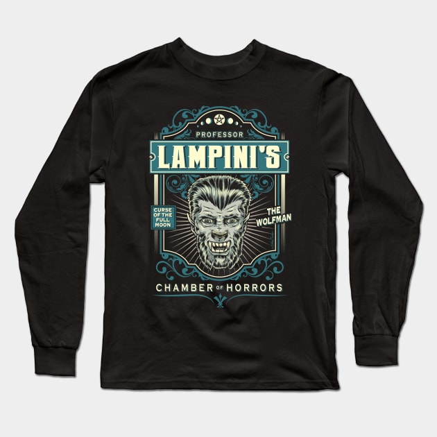 The wolfman Long Sleeve T-Shirt by nanobarbero